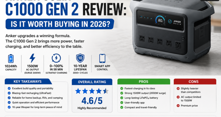 Anker SOLIX C1000 Gen 2 Review
