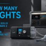 Anker SOLIX C1000 Gen 2 powering a ResMed AirSense 10 CPAP during a power outage