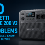 BLUETTI Elite 200 V2 portable power station with common problems and user complaints highlighted