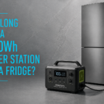 how long will a 1000Wh power station run a fridge