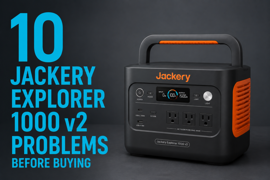 Common Jackery Explorer 1000 v2 problems reported by owners
