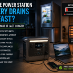 Portable power station battery drains too fast while powering home appliances during a blackout