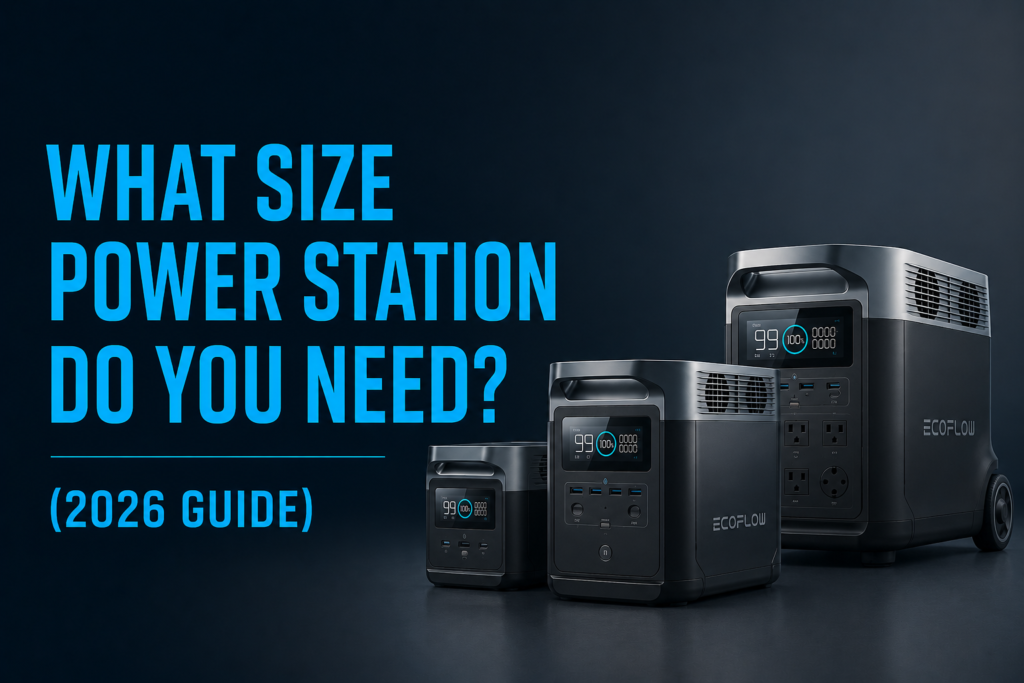 Comparison of 1000Wh and 2000Wh portable power stations for home backup and camping use