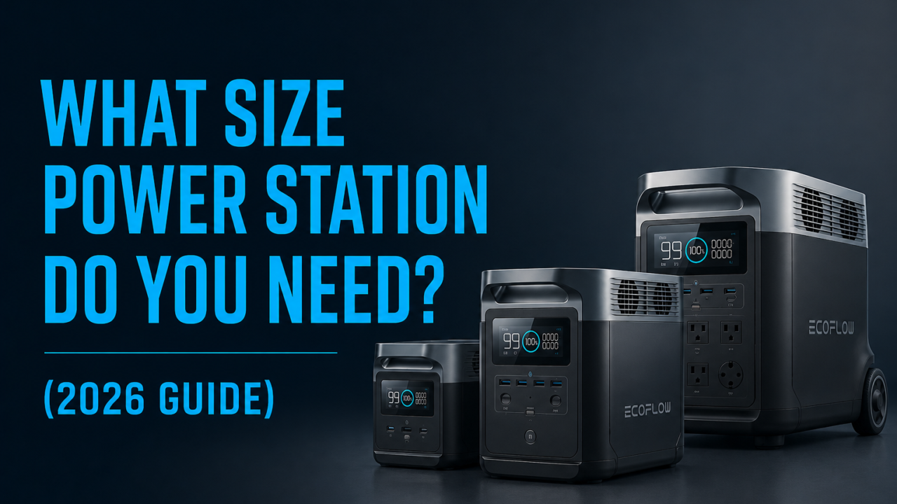 Comparison of 1000Wh and 2000Wh portable power stations for home backup and camping use