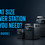 Comparison of 1000Wh and 2000Wh portable power stations for home backup and camping use