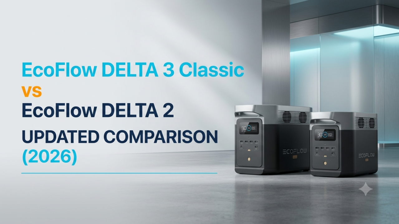 EcoFlow DELTA 3 Classic vs EF ECOFLOW DELTA 2