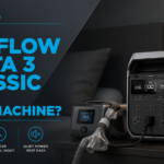 EcoFlow DELTA 3 Classic powering a CPAP machine during a power outage