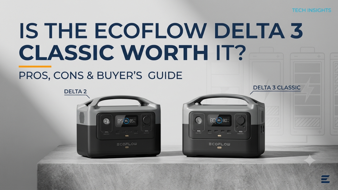 EcoFlow DELTA 3 Classic Portable Power Station