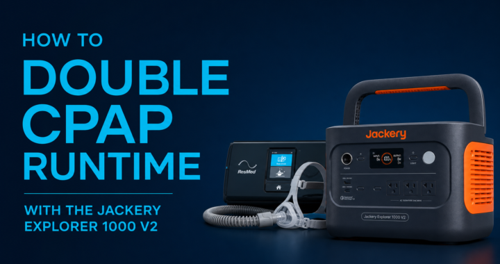 How to Double CPAP Runtime with the Jackery Explorer 1000 V2 (Use DC Instead of AC)