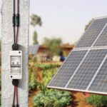 Waterproof solar panel disconnect switch with MC4 connectors for safely shutting off DC power