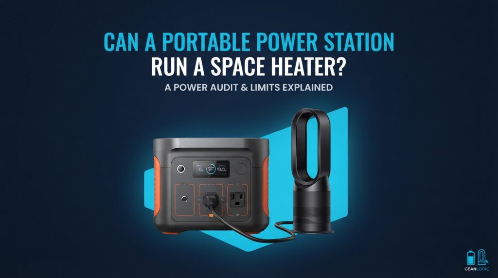 Can a portable power station run a space heater? Learn the wattage, runtime, battery size, and safety limits before using one.