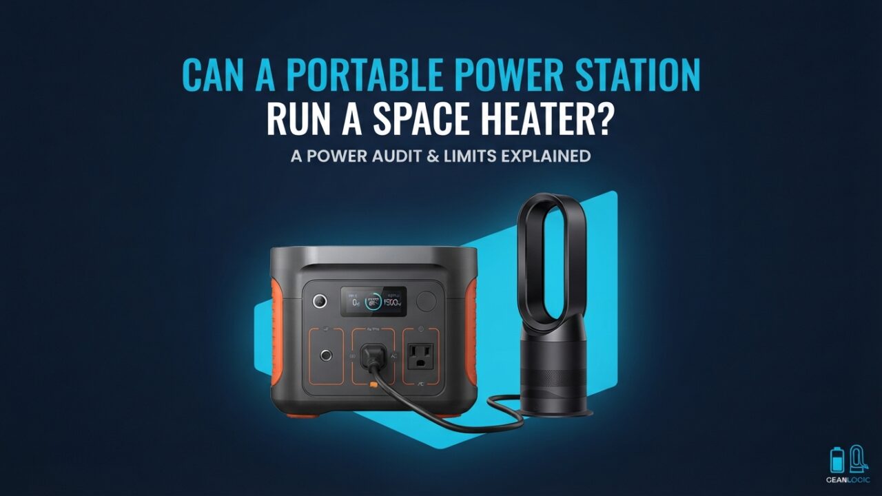 Can a portable power station run a space heater? Learn the wattage, runtime, battery size, and safety limits before using one.